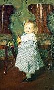 Boris Kustodiev The Artist's Daughter, Irina oil on canvas